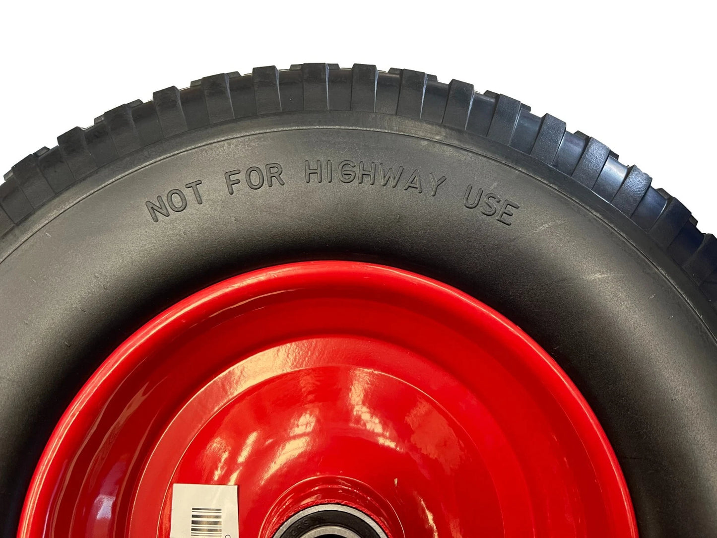 16" Pneumatic Wheelbarrow Tire 4.80/4.00-8 Trolley Tyre with 19mm Bore Durable Pneumatic Tyre Wheel for Smooth Ride Plastic Rim