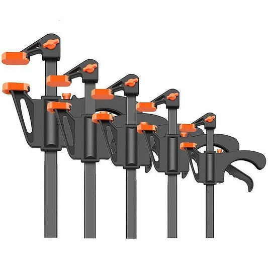 F Clamp Quick Release Bar Clamp – Woodworking Squeeze Trigger Grip 4" to 24"