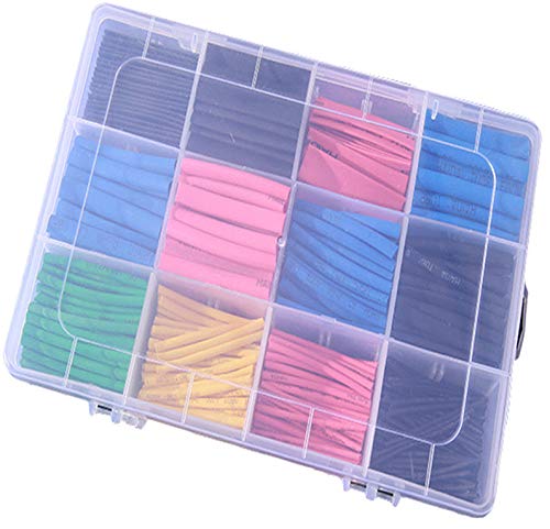 800PCS Heat Shrink Tubing Assortment 2:1 Electric Insulation Heat Shrink Tube