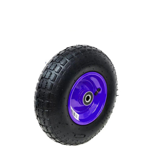 13" 4.00-6 Pneumatic Wheelbarrow Wheel with 16MM/20MM Bore Offset Hub