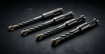 5PCS 4-CUTTER HAMMER DRILL BITS TCT MASONRY DRILL BITS SDS PLUS