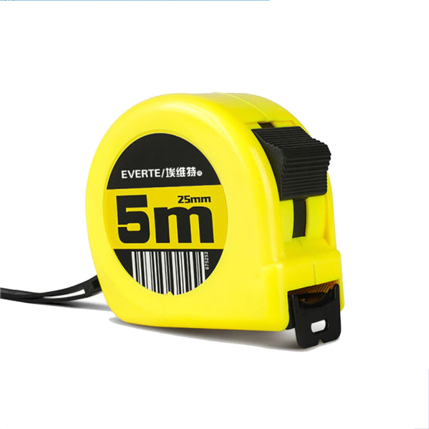 EVERTE 5M Tape Measure with Steel and Lock, Metric 25MM Thickness