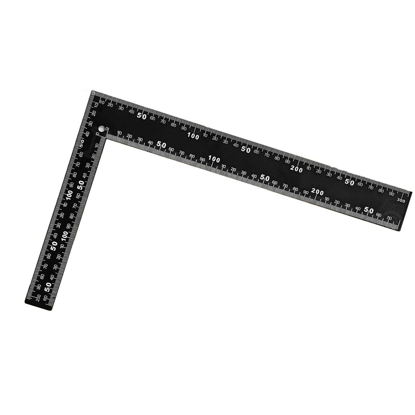 300x200mm Steel L-Shaped Angle Square Measuring Triangle Ruler, Accurate Tool for Carpentry and DIY