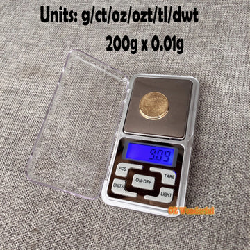 200g 0.01 DIGITAL POCKET SCALE SCALES JEWELLERY PRECISION ELECTRONIC WEIGHT