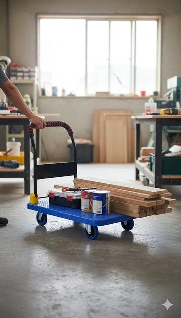 Folding Heavy Duty Platform Trolley Hand Truck Foldable Cart Industrial