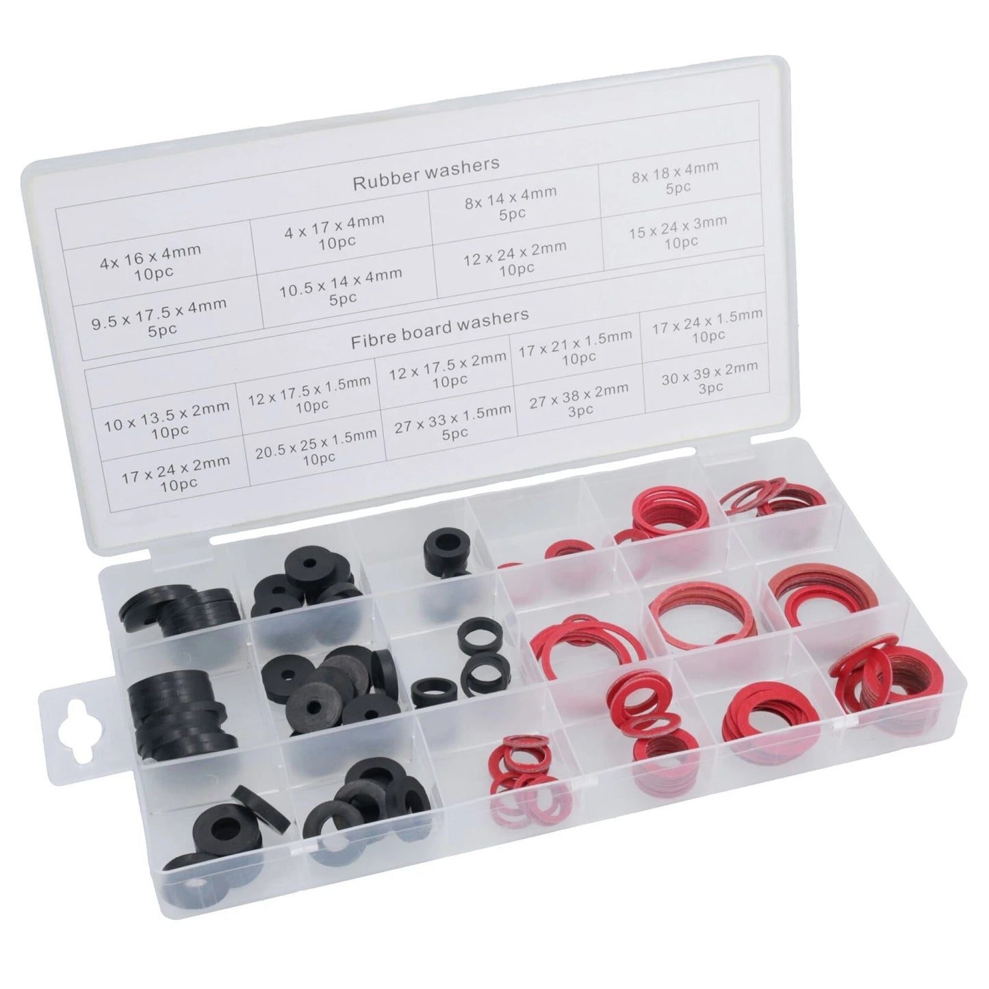 141 pc Piece Plumbing Rubber Seals Sealing Tap Washer Kit Set Pack Tools
