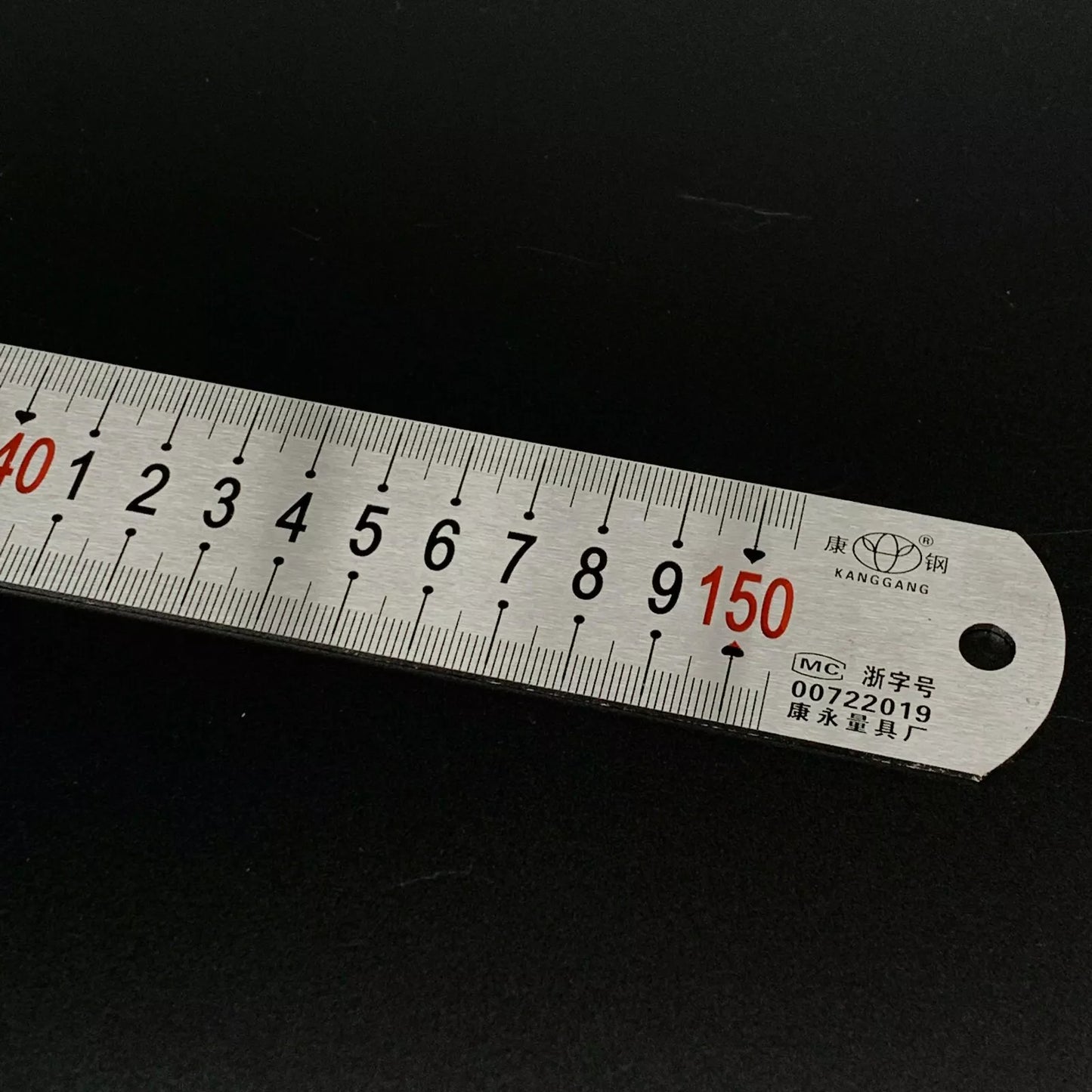 1.5m Stainless Steel Double Sided Metal Ruler with Inch and Metric Measurements