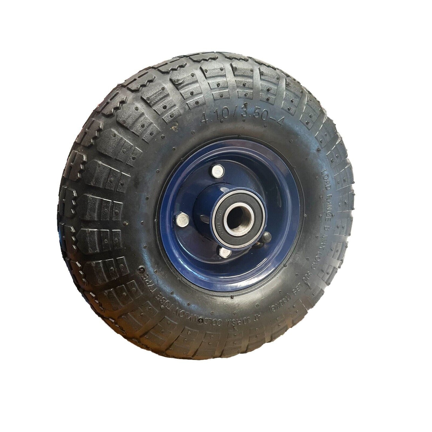 10" 4.10/3.50-4 PNEUMATIC Wheel - Heavy-Duty, Versatile, and Durable with 120KG Capacity Double HUB with 20mm BORE