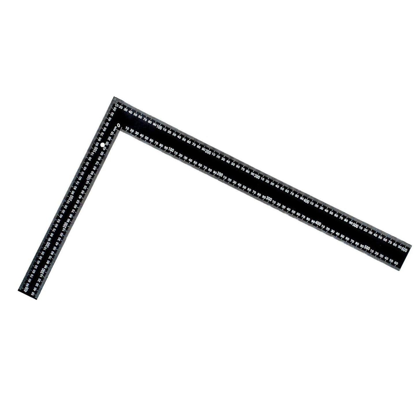 600x400mm Steel L-Shaped Angle Square Measuring Triangle Ruler - Accurate Tool for Carpentry, DIY, and Handyman Use