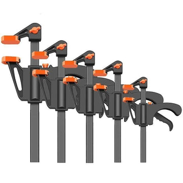 F Clamp Quick Release Bar Clamp – Woodworking Squeeze Trigger Grip 4" to 24"
