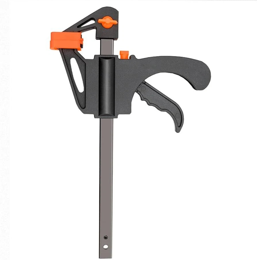 F Clamp Quick Release Bar Clamp – Woodworking Squeeze Trigger Grip 4" to 24"