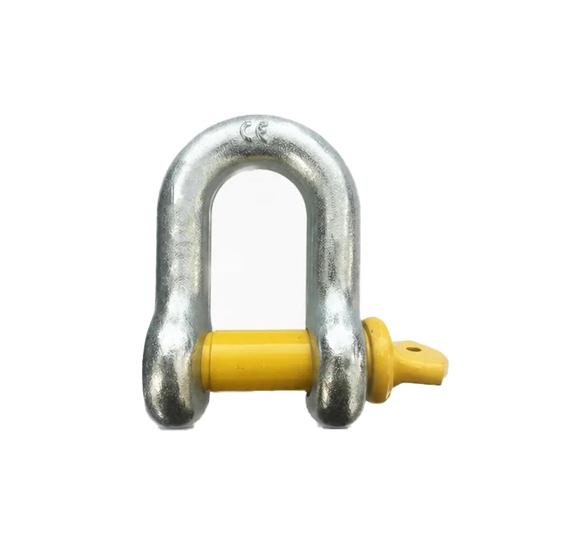 6mm to 25.4mm 1/4" to 1" D SHACKLE WITH YELLOW PIN CE certification