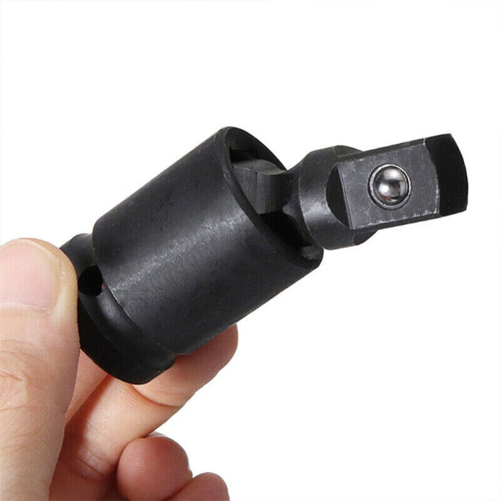 3PCS Extension-Swivel Wobble Socket Drive Adapter Impact Universal Joint Chrome