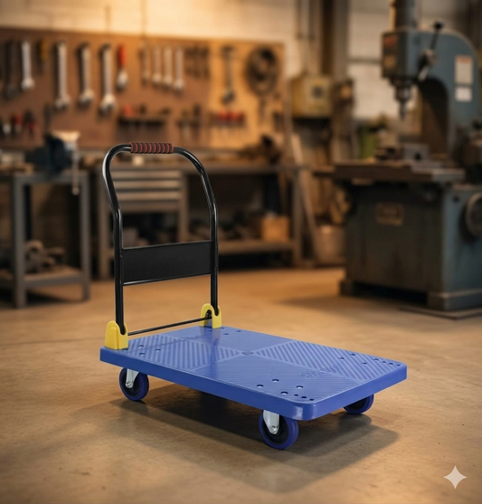 Folding Heavy Duty Platform Trolley Hand Truck Foldable Cart Industrial