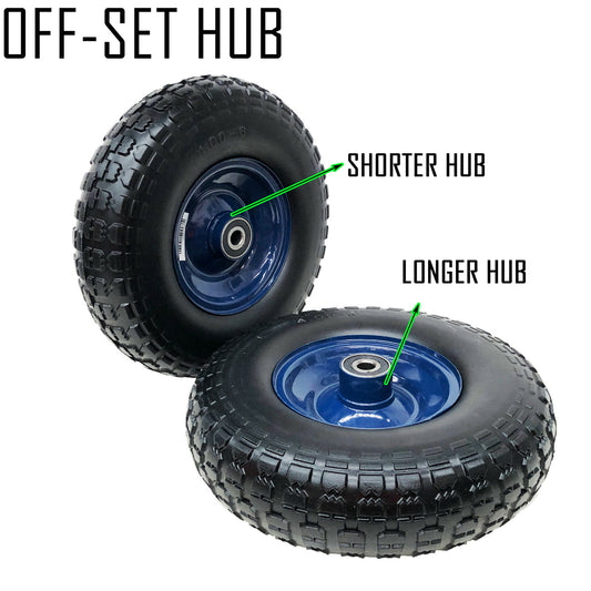13x4.00-6 solid 16mm/20mm Bore Wheel barrow Tyre Wheel Wheels Puncture Tyres