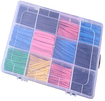 800PCS Heat Shrink Tubing Assortment 2:1 Electric Insulation Heat Shrink Tube