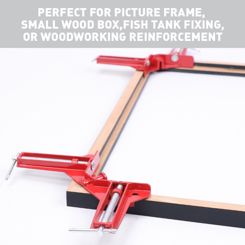 4Pcs Corner Clamps Outside 90 Degree Right Angle Miter Frame Holder Timber Work
