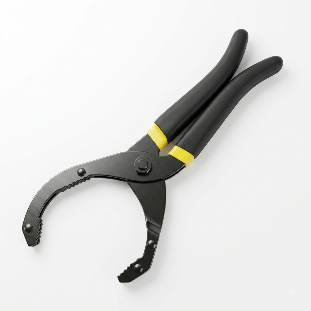 9" Adjustable Oil Filter Wrench Pliers — Professional Automotive Tool