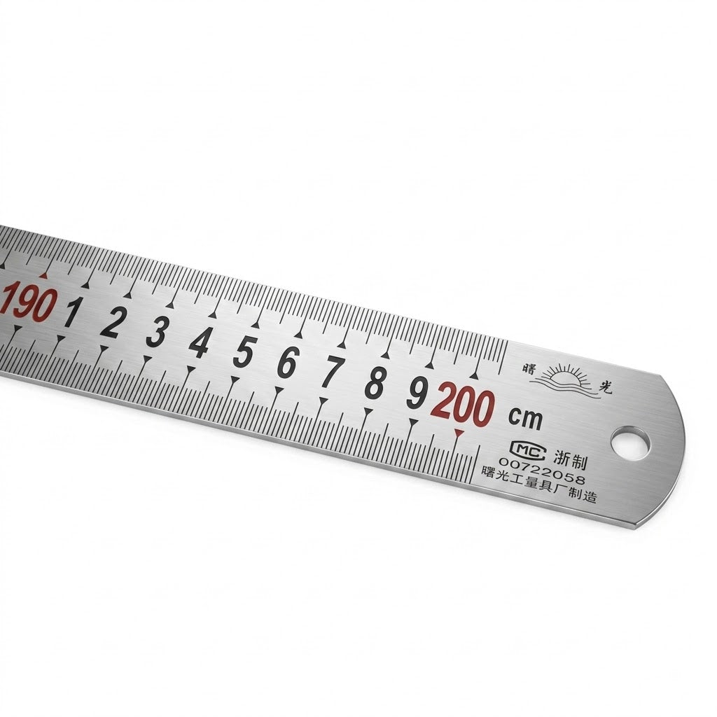 200cm Stainless Ruler Steel Metal Ruler METAL RULER METRIC
