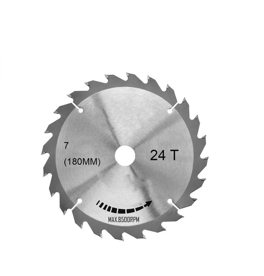 180mm Circular Saw Blade 7"x24 Teeth Timber Aluminum Alloy Plastic Cutting