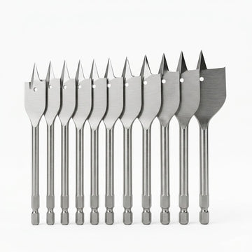 FLAT WOOD BORING SPADE DRILL BITS Metric 13mm 25mm- 40mm FULL SIZE