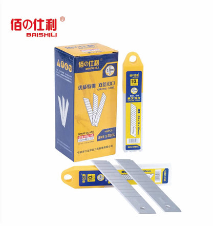 BAISHILI 100mm Blade SK5 UTILITY Snap Off Trimming Knife Blades Utility Blade