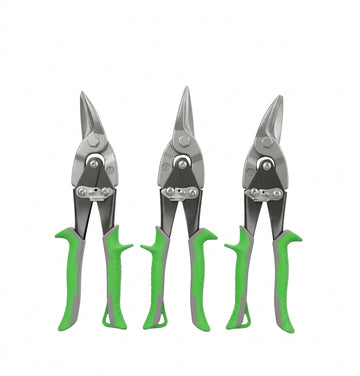 Aviation Snip 10" 250mm Metal Sheet Cut Scissors Tin Snips Straight Left Right set