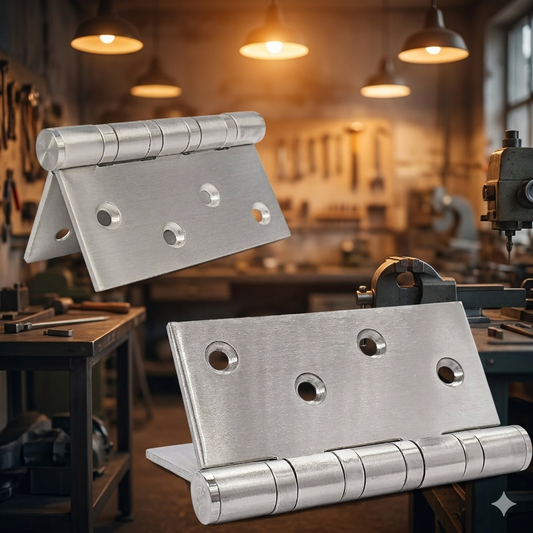 304 Grade Stainless Steel Door Hinges 100×75×2.5mm Heavy Duty Butt Hinge · 4 Ball Bearing · Brushed Finish