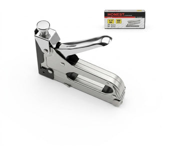 HEAVY DUTY STAPLE GUN TACKER UPHOLSTERY STAPLER + 600 FREE STAPLES