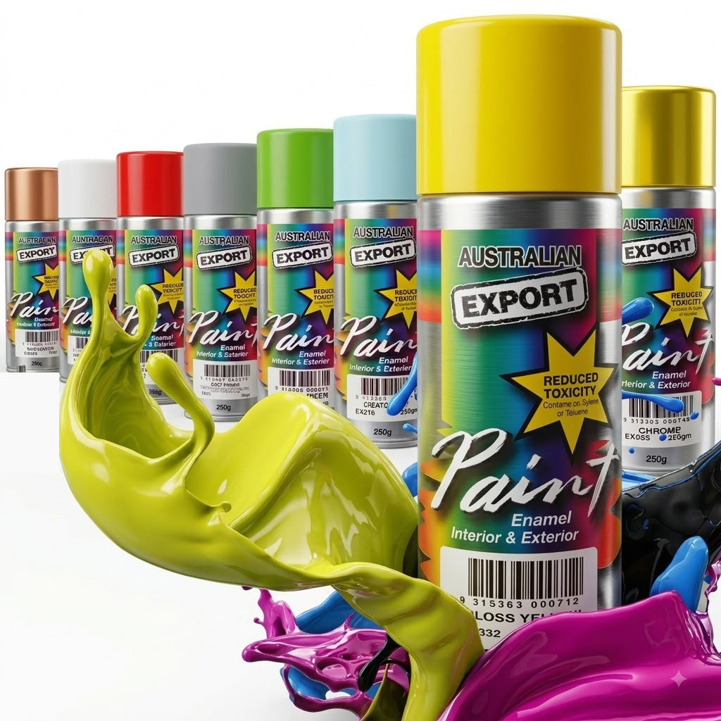 Export Spray Paint Can Fast Shipping + 34 Colours Selection 250gm