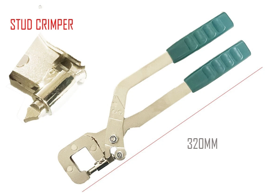 320mm Single Hand Keel Forceps — Steel Stud Crimper