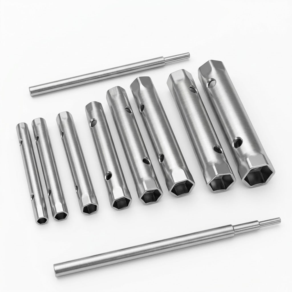 10PCS Tube Spanner Tubular Tap Spanner Plumbing Socket Wrench SPARK PLUG