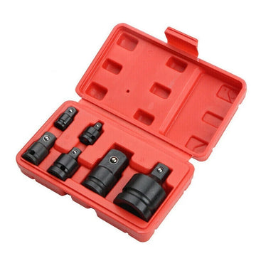 6PCS Impact Socket Adaptor Set Ratchet Drive Increaser Reducer Convertor