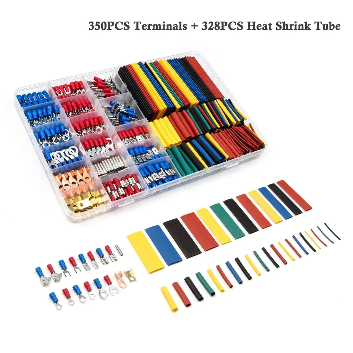 678Pcs Crimp Terminals Connectors Electrical Wire Crimping Set Connector Assorte