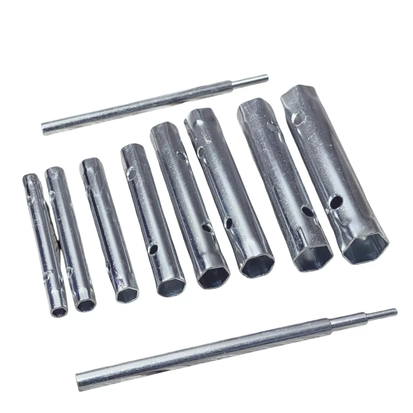10PCS Tube Spanner Tubular Tap Spanner Plumbing Socket Wrench SPARK PLUG