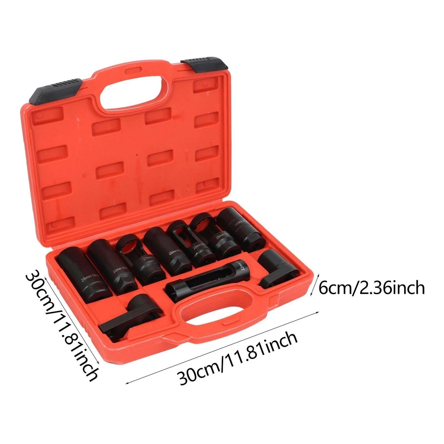 10Pcs Oxygen Sensors Socket Wrench Set Practical Durability Removal Tool Kit