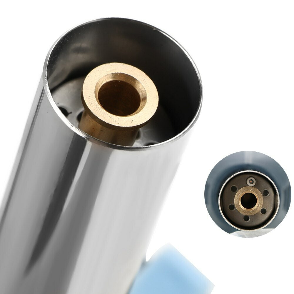 Blue Gas Torch – 1350℃ · Adjustable Flame · Windproof · Waterproof · Electronic Ignition
