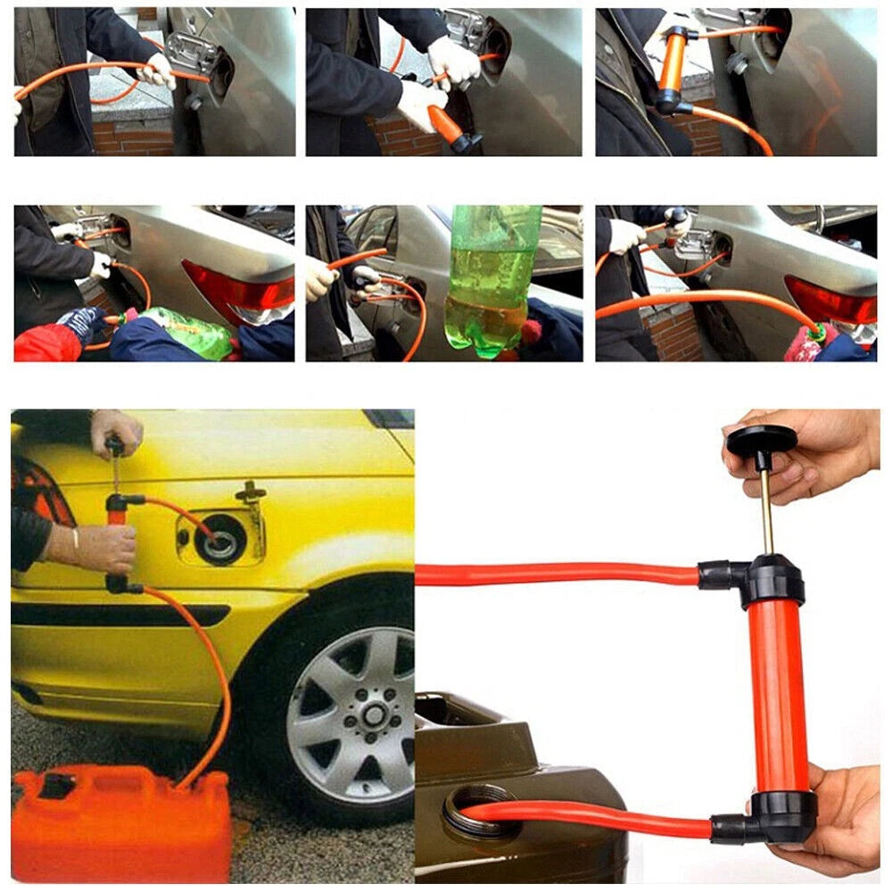 Deluxe Fluid Extractor Pump — Hand Siphon Pump · 200cc · Petrol · Diesel · Oil · ATF · Coolant · Water