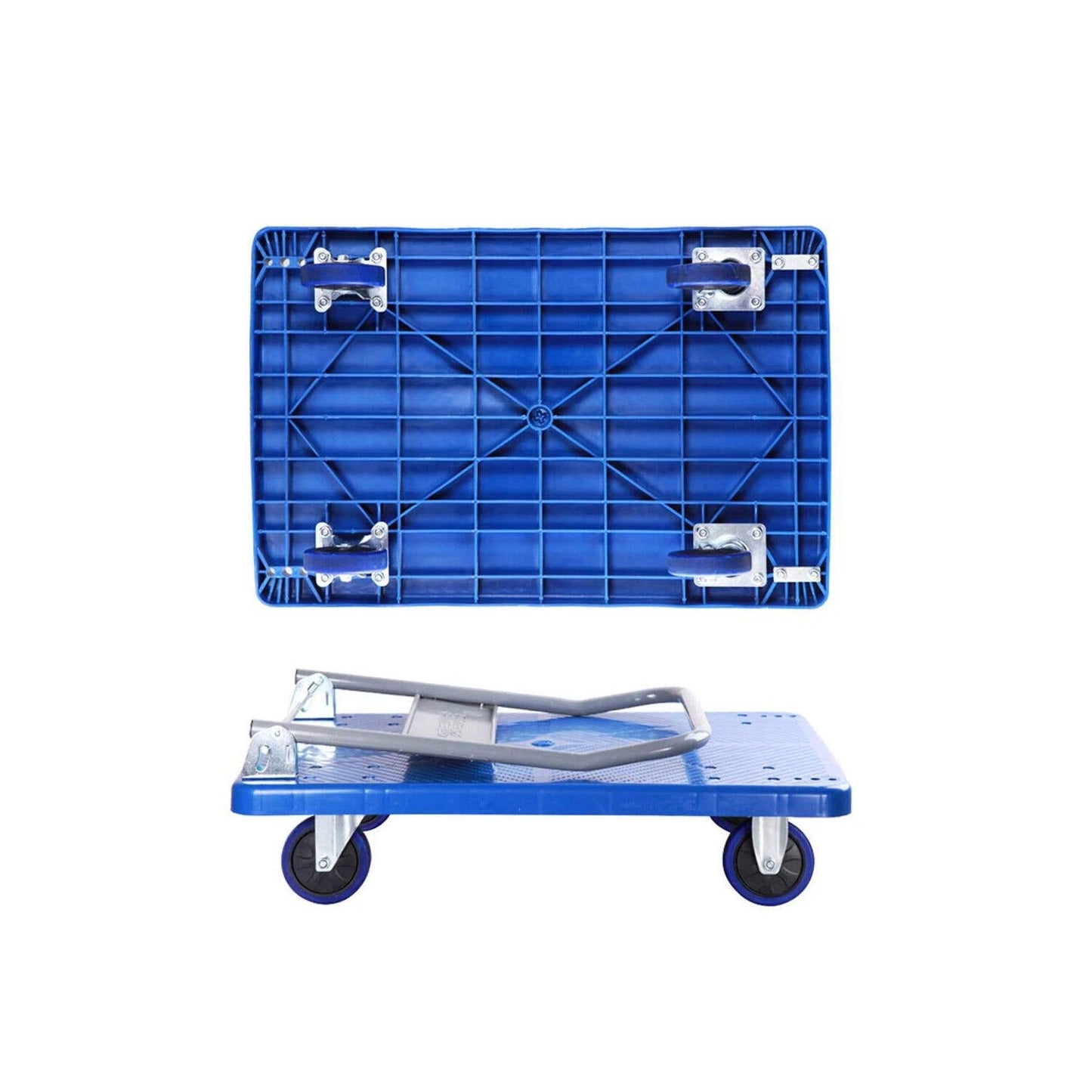 Folding Heavy Duty Platform Trolley Hand Truck Foldable Cart Industrial