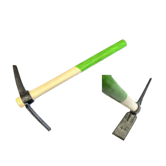 Mattock Pickaxe PICKER 14 inch Wooden Handle Garden Digging Tool Hoe