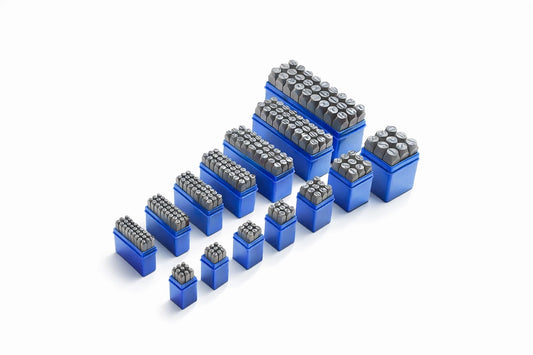 LETTER NUMBER PUNCH STAMP SET 2/3/4/5/6/8/10/12.5MM Hardened Steel