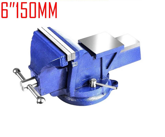 Heavy Duty Bench Vices Cast Iron w Anvil Grip Clamp Swivel Base Vice 4“/6"/8"/10"