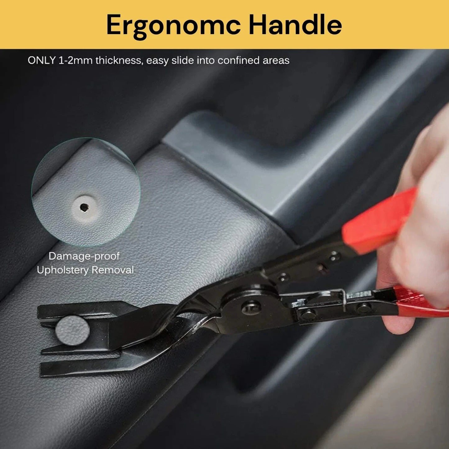 19PCS Car Trim Removal Tool Auto Hand Plastic Pry Bar Panel Door Clip Interior