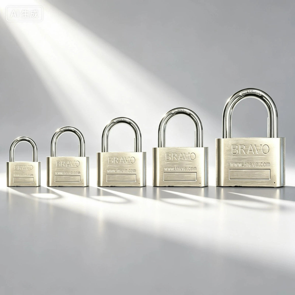 Bravo Padlock Shackle Spare Keys Luggage Suitcase Locker Security Lock Security