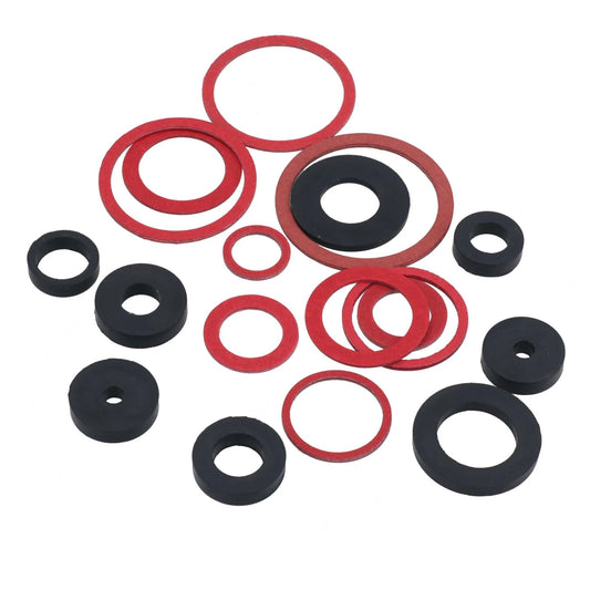 141 pc Piece Plumbing Rubber Seals Sealing Tap Washer Kit Set Pack Tools
