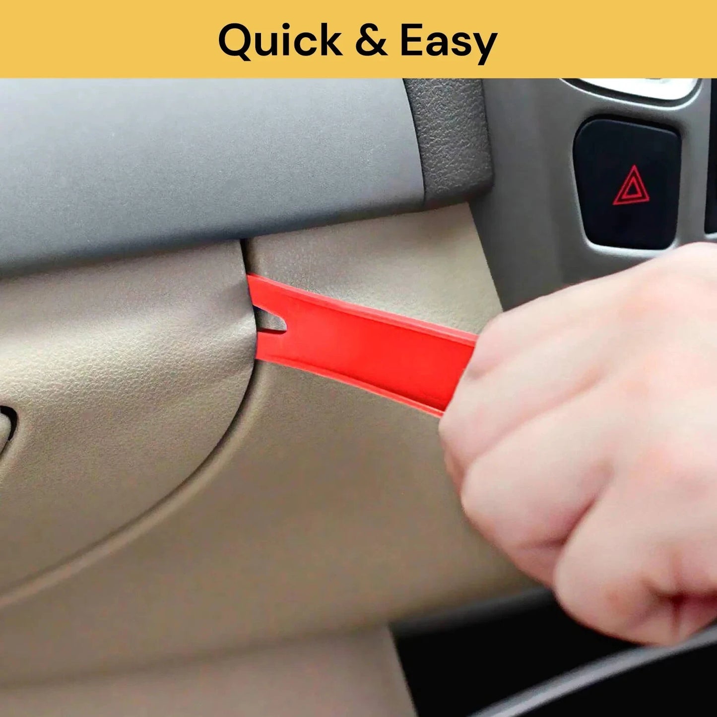 19PCS Car Trim Removal Tool Auto Hand Plastic Pry Bar Panel Door Clip Interior