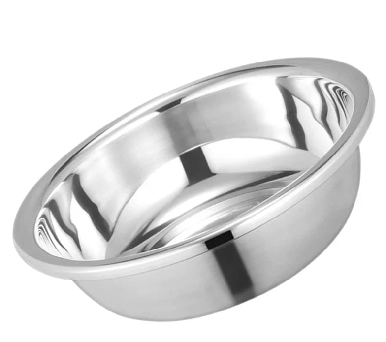Stainless Steel Deep Mixing Bowl kitchen Outdoor Dining Picnic Camping Bowls
