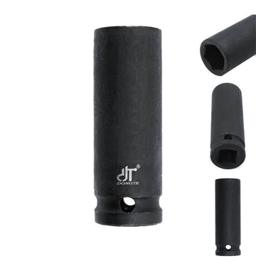 18mm 1/2" Drive Deep Impact Long single Socket, Metric, CR-V Steel, for Automotive, Motorcycle, and DIY Repairs