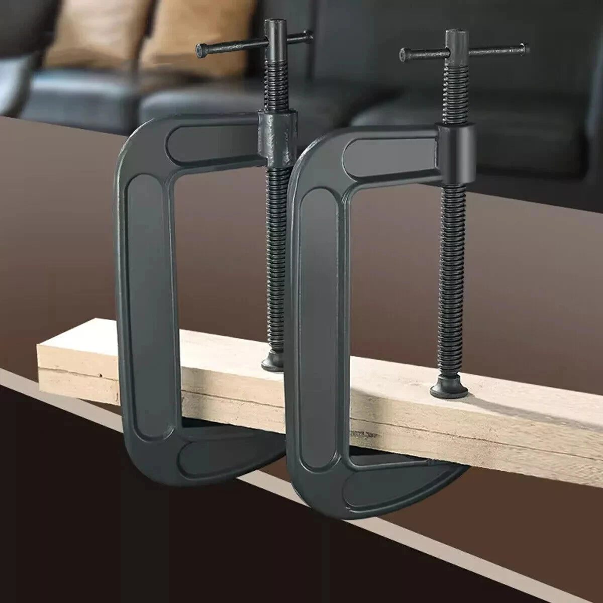 Heavy Duty G Clamp Cast Iron Bench Vice Grip | 2"to 14" G Clamp Woodworking Metalworking Tool