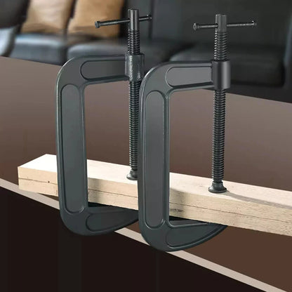 Heavy Duty G Clamp Cast Iron Bench Vice Grip | 2"to 14" G Clamp Woodworking Metalworking Tool
